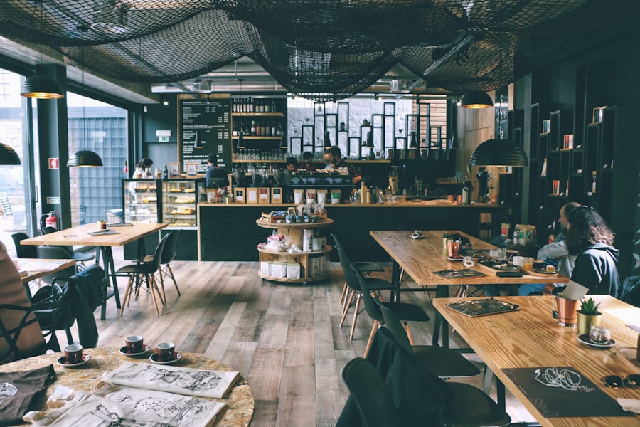 Café interior — edge-deployed and offline-ready, fast anywhere